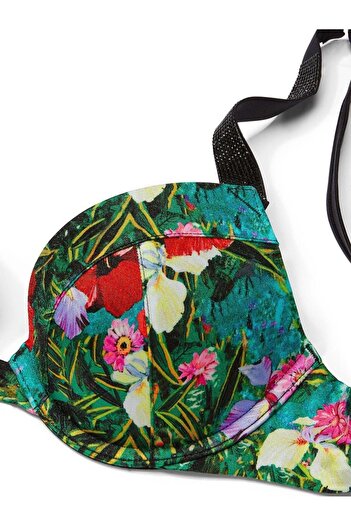 Victoria's Secret Işıltılı Askılı Sexy Tee Push-Up Bikini Üstü