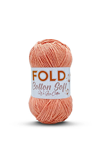 FOLD خيط قطن السلمون 100 جرام - قطن ناعم