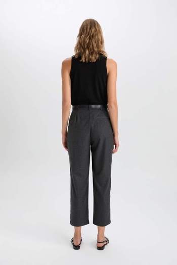 DeFacto Women's Canvas Trousers D6877Ax/Ar151 Anthra