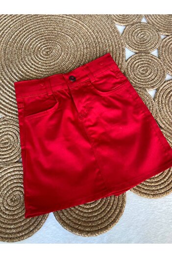 Limoon 23 April 19 May 29 October School Show Wear Girls' Linen Skirt