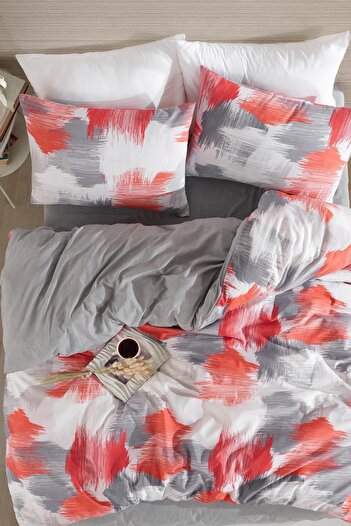 Zeynep Tekstil Double Cotton Duvet Cover and Pillow Set - Without Trouble