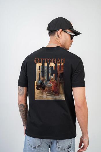 king brich Ανδρικό μπλουζάκι Kingbrich Ottoman Printed Slim Fit