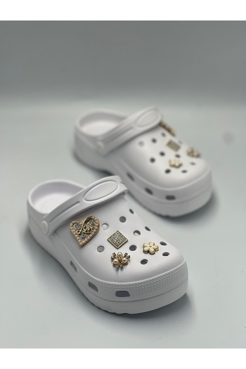 GÜLERSHOES Papuci încrucișați cu figuri ortopedice garantate - Numărul 36-37-38-39-40 pentru spital, bucătar, asistent medical
