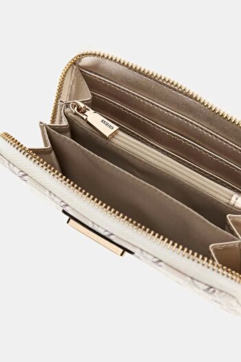 Guess G WAVE SLG MEDIUM ZI Kadın Ekru Cüzdan SWJT9344140-STL
