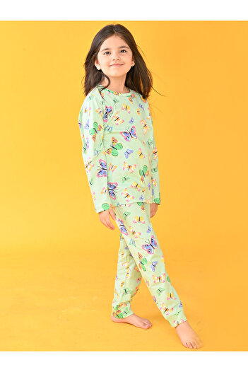 Anthrilo By Styli Butterfly Graphic Top & Pyjama Set