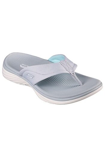SKECHERS 141300 - حذاء رياضي رمادي موديل رمادي