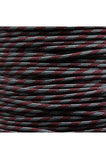 PARACORD İp 4 Mm Bordo Gri Desenli No:98 10 Metre