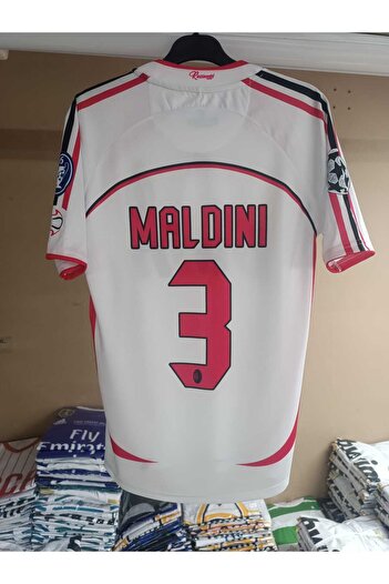 HS HAKAN SPOR Μπλουζάκι Mquelini White Retro Jersey