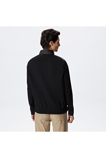 Lacoste Erkek Dik Yaka Kapitone Siyah Yelek