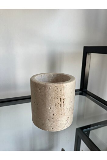 7SEPCOLLECTİON Σετ μπάνιου Travertine 5 τεμαχίων