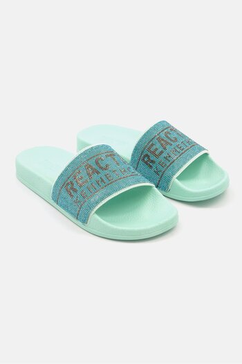 Kenneth Cole Women Screen Jewel Slide, Turquoise