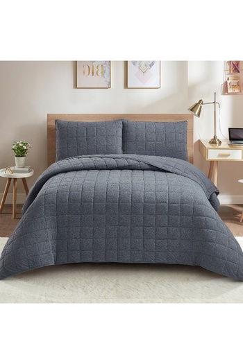 Home Box Knitnook Jersey 3-Piece King Comforter Set - 220x240 cm
