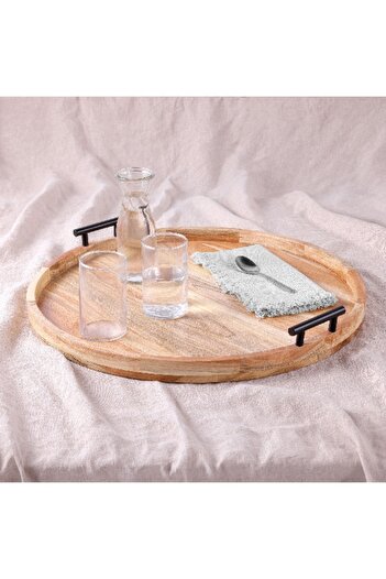 Home Box Albero Round Tray - 50x50x3 cm