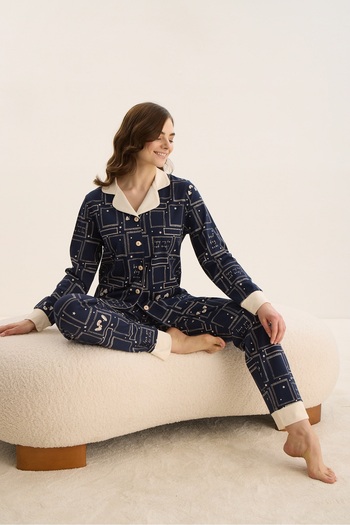 Sevim 15979 SET PIJAMA Nasturi