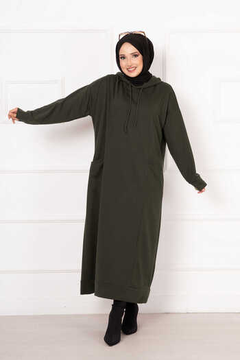EBRUTESETTÜR Two Yarn Hooded Dress