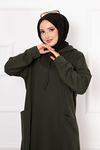 EBRUTESETTÜR Two Yarn Hooded Dress