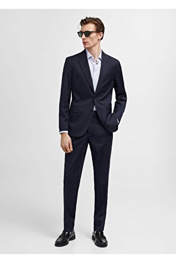 MANGO Man Comfort Stretch Fabric Slim Fit Blazer Jacket