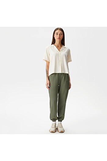 Lacoste Women's Jogger Khaki Pants