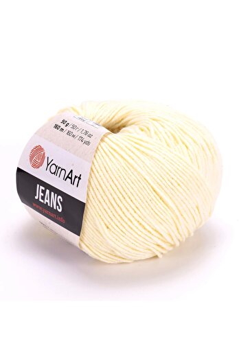 Yarnart Yarn Art Jeans Amigurumi Knitting Yarn 86 Light Yellow Color Cardigan Knitting Yarn Baby Yarn Punch Yarn 3-Pack