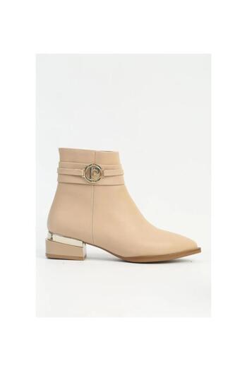 Pierre Cardin Pc-54007 Women's Square Heel Zippered Boots