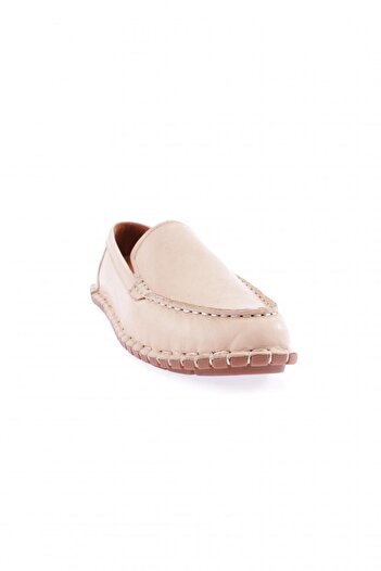 DGN 603-23y Women's Sewing Detailed Loafer Shoes
