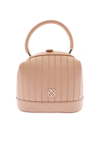 DGN Nude Colored Cross Chain Strap Bag - 41233279