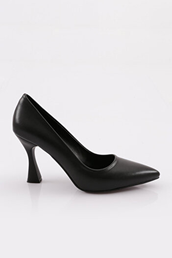 DGN Women's Pointed Toe Heeled Shoes Black 24123294