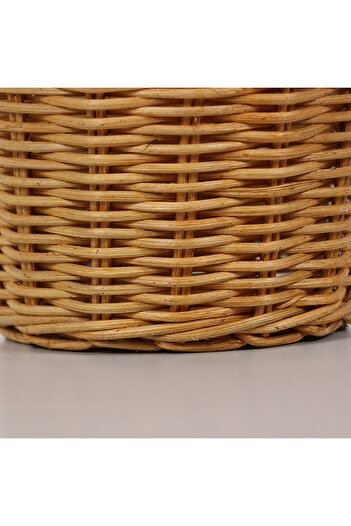 Mylamp Laura 16x15 cm. Rattan Küçük Saksılık