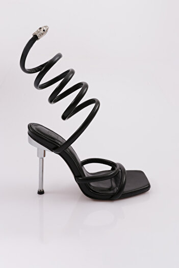 DGN 1274 Model - Women's Ankle Wrap Heeled Shoes
