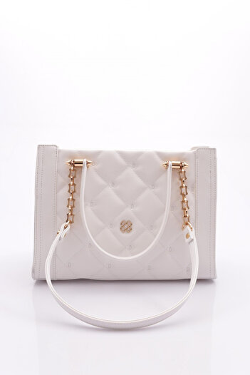 DGN Women's Bag with White Chain - 7683437