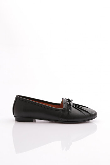 DGN 133 Women's Drawstring Detailed Ballerinas