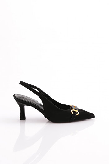 DGN 2089 Women's Open Back Heeled Shoes