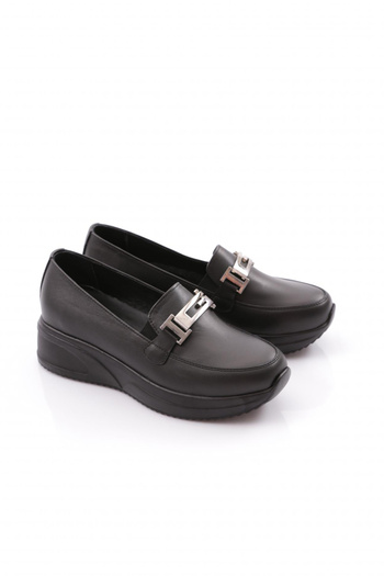 DGN Women's g Buckle Women's Comfort Shoes Black Napa 3348173