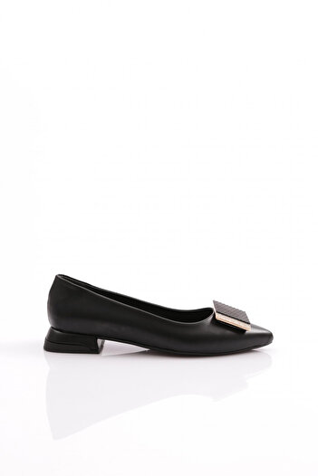 DGN 2811 Model Women's Square Buckle Ballerinas