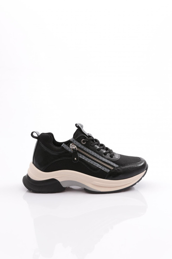 DGN 30164 Women's Sneakers - Lace-Up and Zip-Up