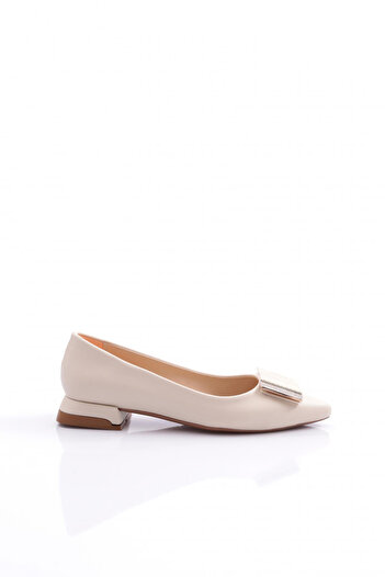 DGN 2811 Model Women's Square Buckle Ballerinas