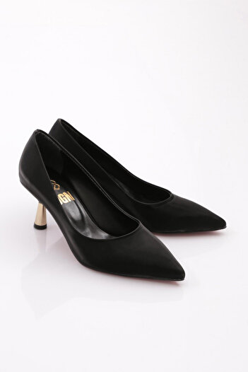 DGN 340-1 Women's Pointed Toe Low-cut Heeled Shoes