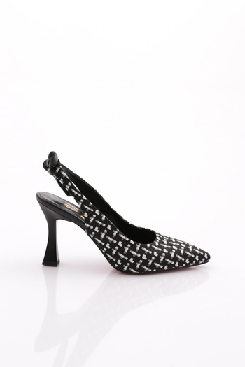 DGN 701 Women's Pointed Toe Low-cut Ankle Strap Heeled Shoes