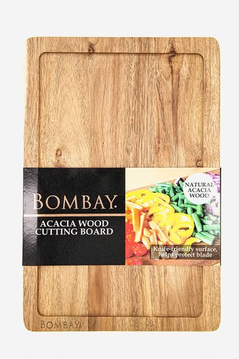 Bombay Acacia Wood Cutting Board, Brown