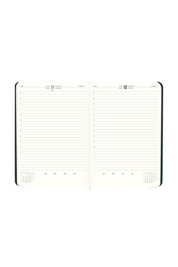 KESKİN COLOR 2025-14*20 Black Leather Thermo Agenda - Daily Use