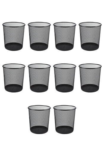 Globox Trash Can Office Metal Mesh 10 Pieces