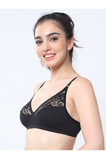 Envie By Styli Lace Detail Low Back T-shirt Bra