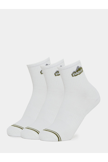 Styli Pack of 3 - Print Detail Crew Socks