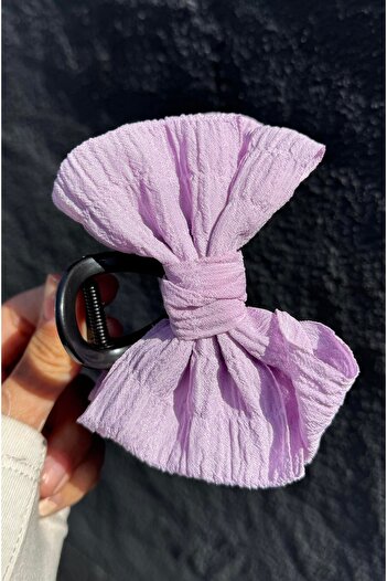 TAKIŞTIR Lilac Color Ribbon Figured Peg Buckle