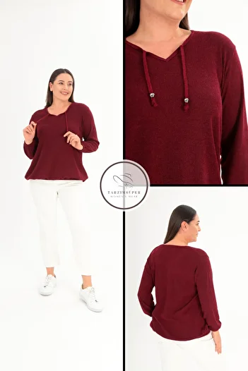tarzımsüper New Season Large Size Stylish Knitwear Sweater - Flexible, Elastic and Stylish