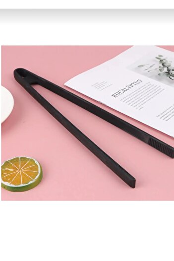 EMPA Fireproof Non-Stick Black and Gray Silicone Tongs