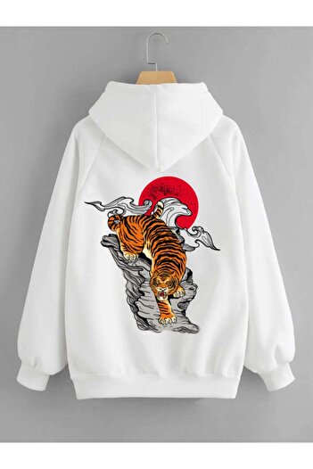 Relax family xf Φούτερ με στάμπα White Scorpion Oversize