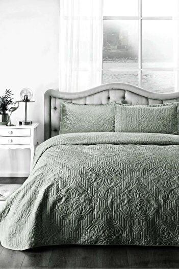 Özdilek Özdilek Flair Khaki Single Bedspread 180X230