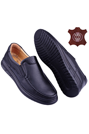 DETECTOR Genuine Leather Ultra Orthopedic Comfortable Men's Shoes Dtc410-1