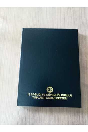 Gülşen Kırtasiye Business Health and Safety Board Decision Notebook